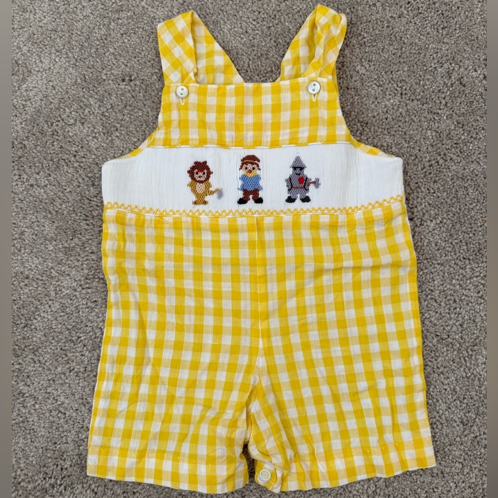 Yellow + White Gingham Jon Jon | Wizard of Oz